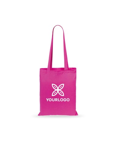 Bolsa Geiser personalizada color fucsia ideal para ferias y regalos corporativos