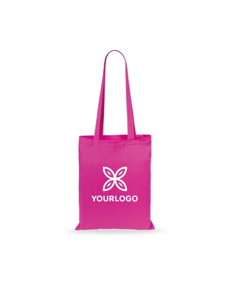 Sac Geiser fuchsia personnalisé, idéal pour les salons professionnels et les cadeaux d'entreprise.