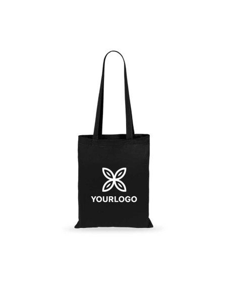 Sac en coton noir Geiser personnalisé pour une publicité écologique