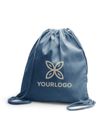 Sac à cordon de style sac avec tissu de chanvre personnalisable