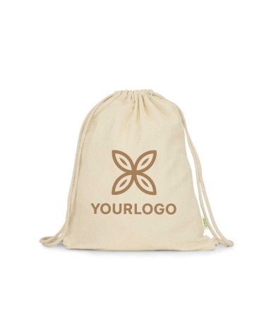 bossa de cordes de cotó orgànic personalitzada amb el teu logotip