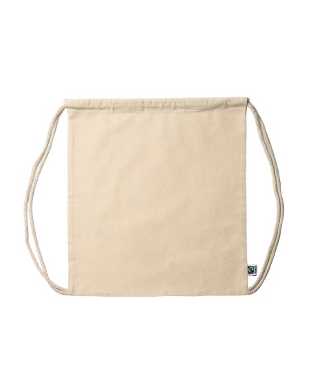 motxilla de cordes gymsack de cotó orgànic mershandising personalitzat