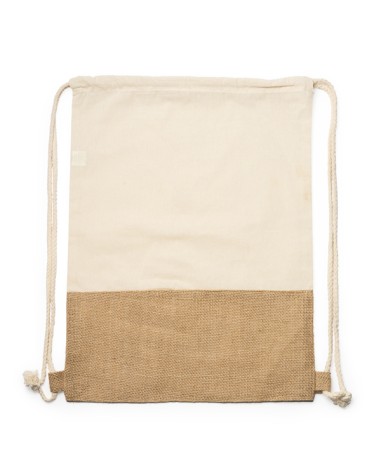 Sac à dos de sport Wilkes en coton et jute à personnaliser