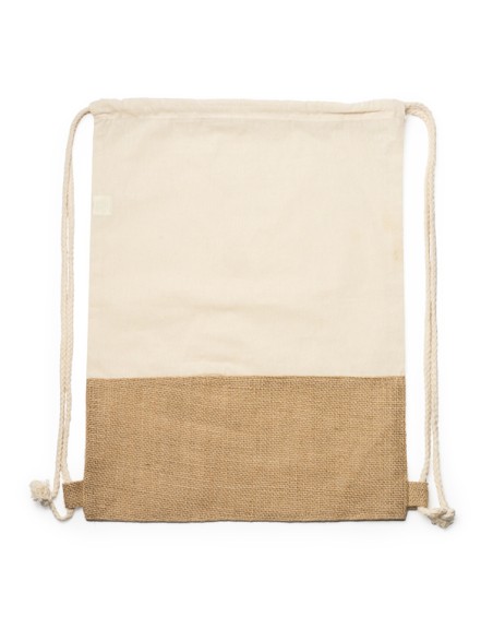 motxilla gymsack per personalitzar de cotó i jute WILKES
