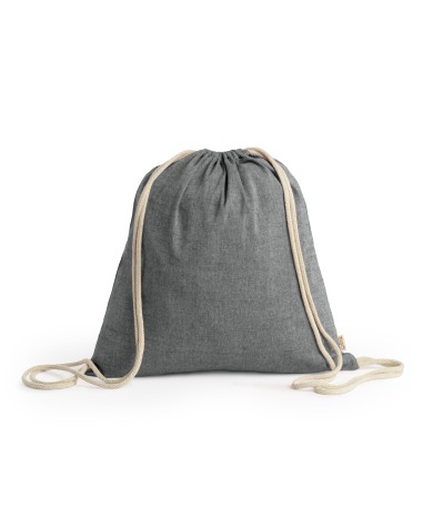 mochila cordones personalizable color gris