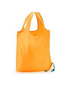 Customizable, fruit-shaped, foldable polyester bag