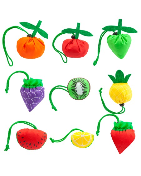 vista de los modelos de la bolsa personalizable en forma de  frutas vista de los modelos de la bolsa personalizable en forma de  frutas