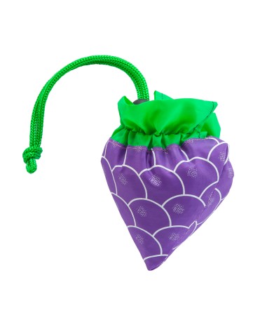 Customizable foldable polyester bag with grape design Customizable foldable polyester bag with grape design