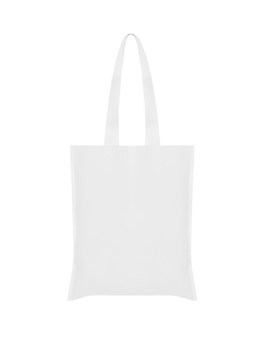Bolsa publicitaria de color blanco Bolsa publicitaria de color blanco