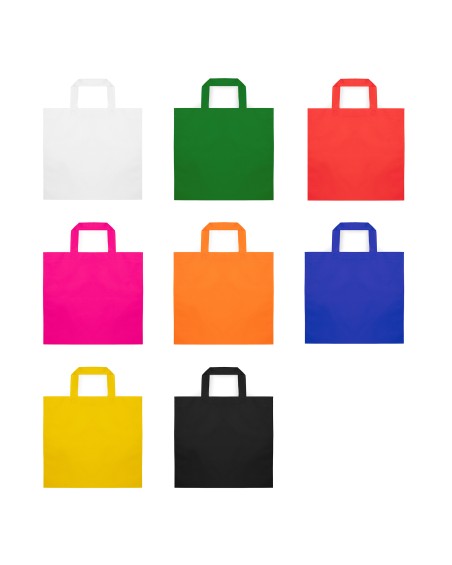 Couleurs assorties du sac à provisions à poignée courte Couleurs assorties du sac à provisions à poignée courte