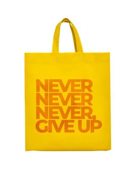 Bolsa compra asas cortas personalizada para publicidad Bolsa compra asas cortas personalizada para publicidad