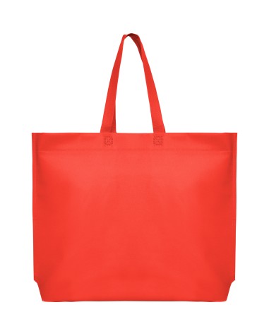 Ideal bag for advertising, red color