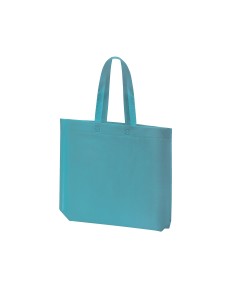 Bolsa no tejido con fuelle y asas largas personalizable con tu marca para ferias 2