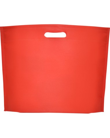 Perfect economical red merchandising bag