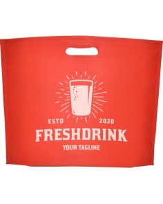 Bolsa non-woven con asas troqueladas personalizable