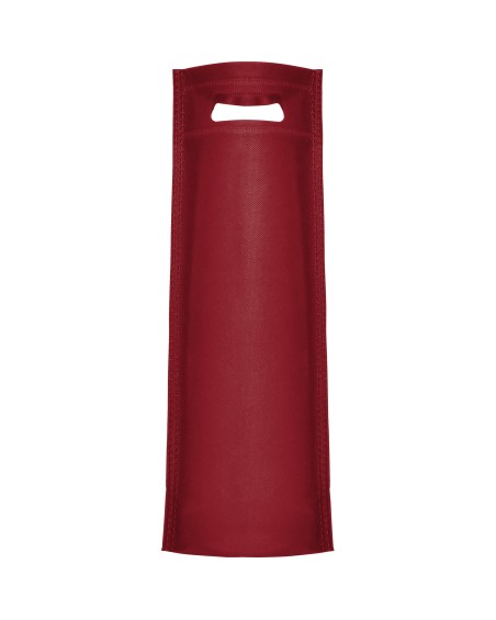 Bag with maroon handle