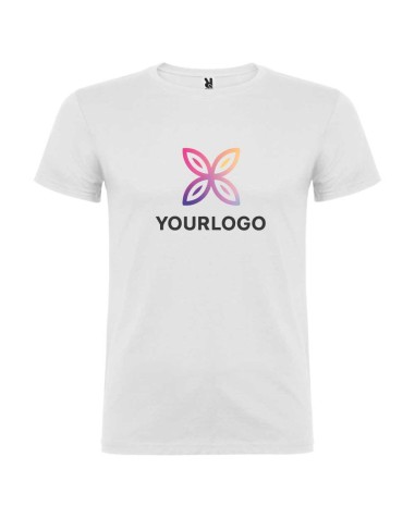 Camiseta publicitaria personalizable para empresas, modelo Roly Beagle en varios colores