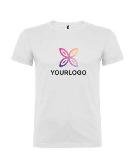 Customizable promotional T-shirt for companies, Roly Beagle model in various colors