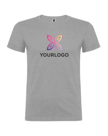 T-shirt rouge personnalisé Roly Beagle pour les équipes de travail