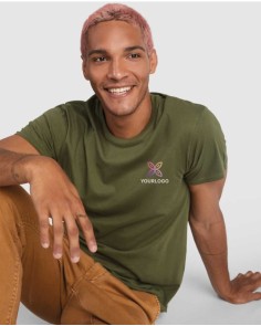 T-shirt en coton personnalisé Roly Beagle avec logo pour la publicité et les événements 2