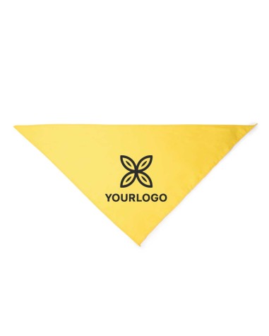 Mocador JARANA triangular teixit de coto-poliester personalitzat amb el teu logo