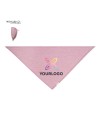 mocador triangular cotó reciclat personalitzat a tot color ROMIN