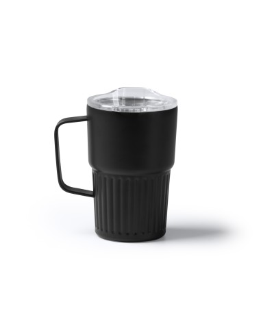 personalized black promotional mug