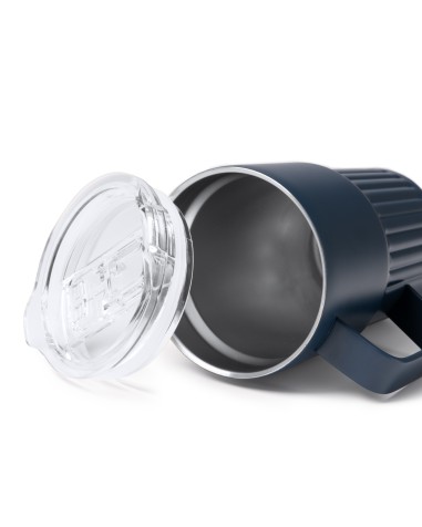 Mug en acier recyclé, personnalisable avec votre marque