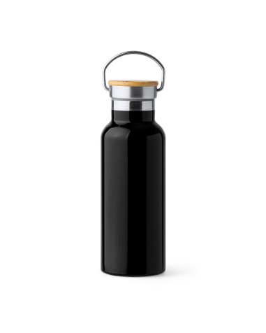 black stainless steel company gift can