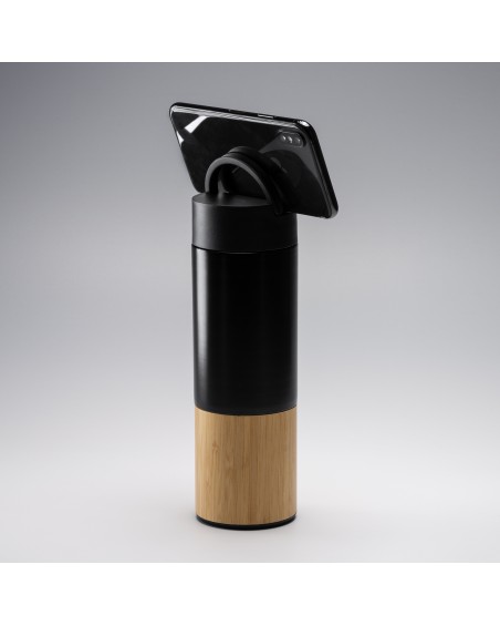 customizable drum with mobile phone holder