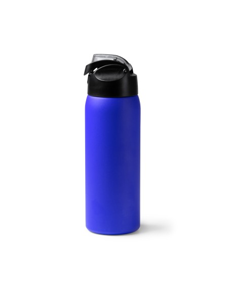 Customizable recycled stainless steel corporate drum in blue