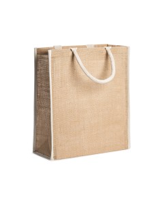 Natural jute bag customizable with your brand 2