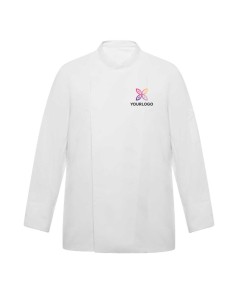 Chef's jacket customizable with your logo. Promoregals hospitality uniforms 2