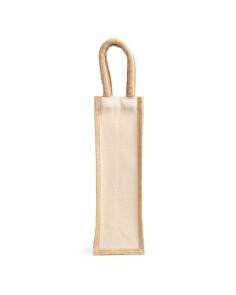 customizable jute and cotton bottle bag 2