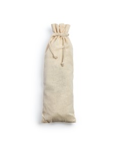 Cotton bag with sack closure, for bottles