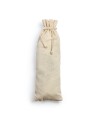 Cotton bag with sack closure, for bottles