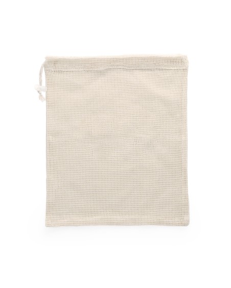 Mesh front view of the SOIL customizable cotton bag