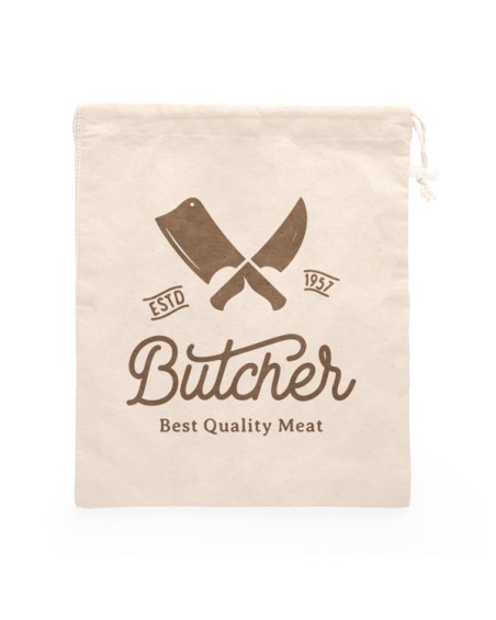 Sac avec filet personnalisé sur un côté