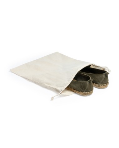 Sac à chaussures en coton avec fermeture à cordon