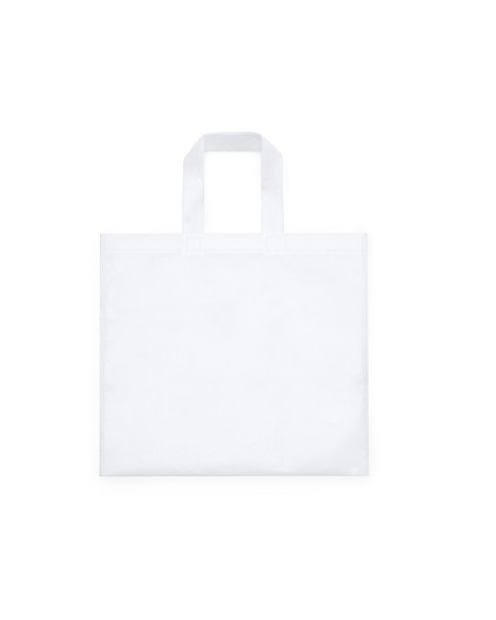 Bolsa con asas reforzadas para publicidad  de material no tejido
