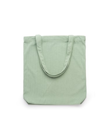 Sac en velours côtelé avec longues anses à personnaliser