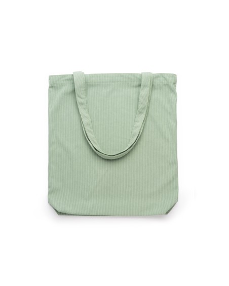 Sac en velours côtelé avec longues anses à personnaliser