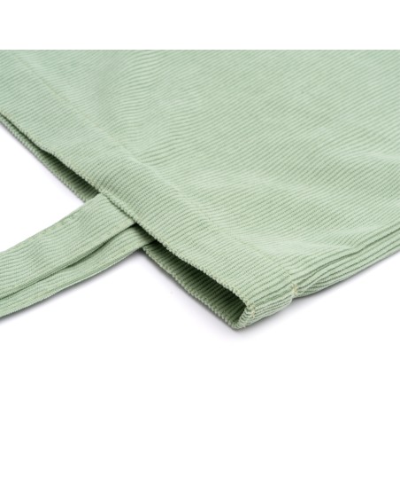 Sac en tissu de merchandising en velours côtelé