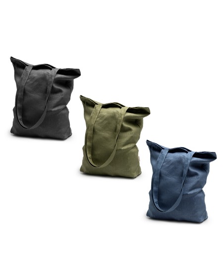 Bolsa de tela de cáñamo disponible en diferentes colores