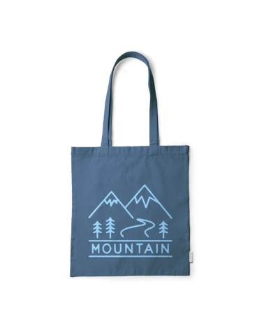 Bolsa de tela de cáñamo con asas largas personalizable con tu logo