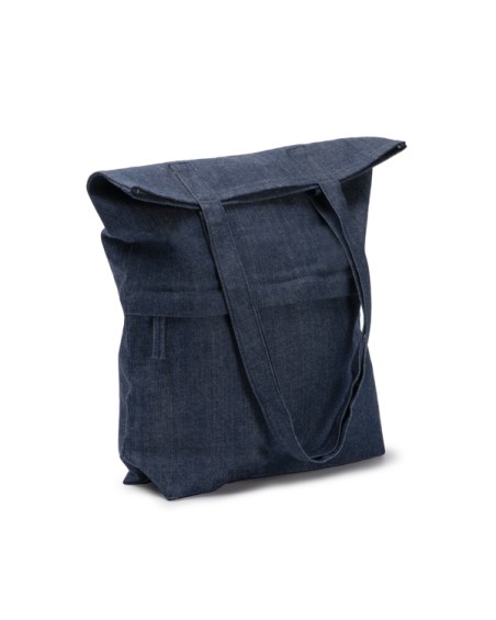 Navy blue denim bag, for advertising your brand
