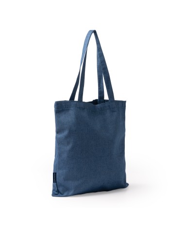 Navy blue denim bag customizable with your logo