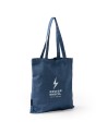 Bolsa de tejido vaquero reciclado con tu logo personalizado Bolsa de tejido vaquero reciclado con tu logo personalizado