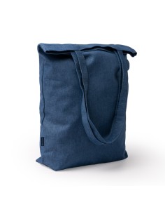 Navy blue recycled denim bag 2