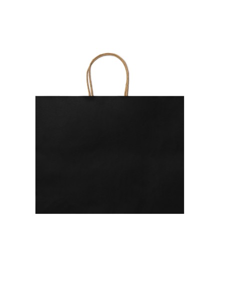 Black paper bag